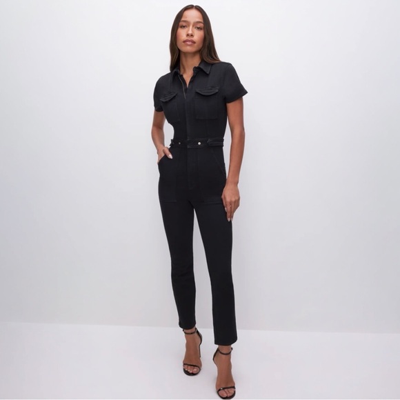 Good American Pants - NWT Good Amerian Fit for Success Jumpsuit Black 3X